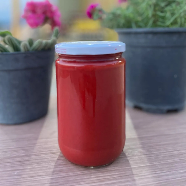 Ev Yapımı Tatlı Acılı Biber Salçası Kahvaltılık 750gr