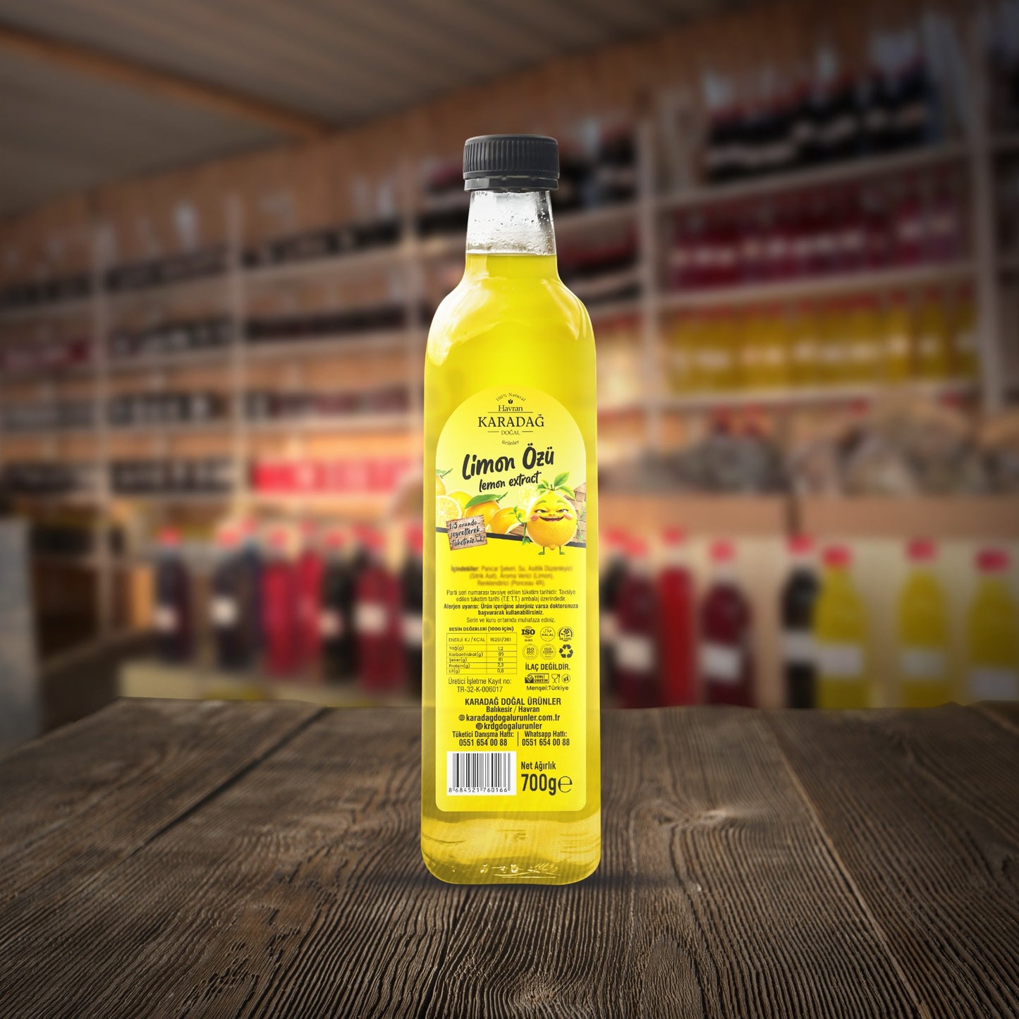 Doğal Limon Özü 700g