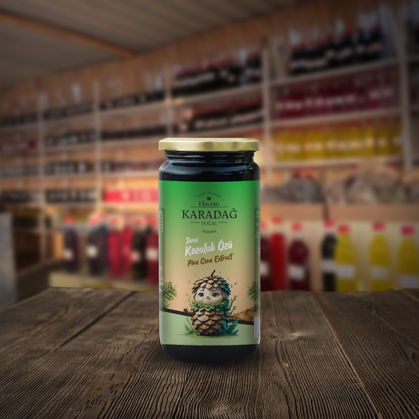 Doğal Kozalak Özü 650gr