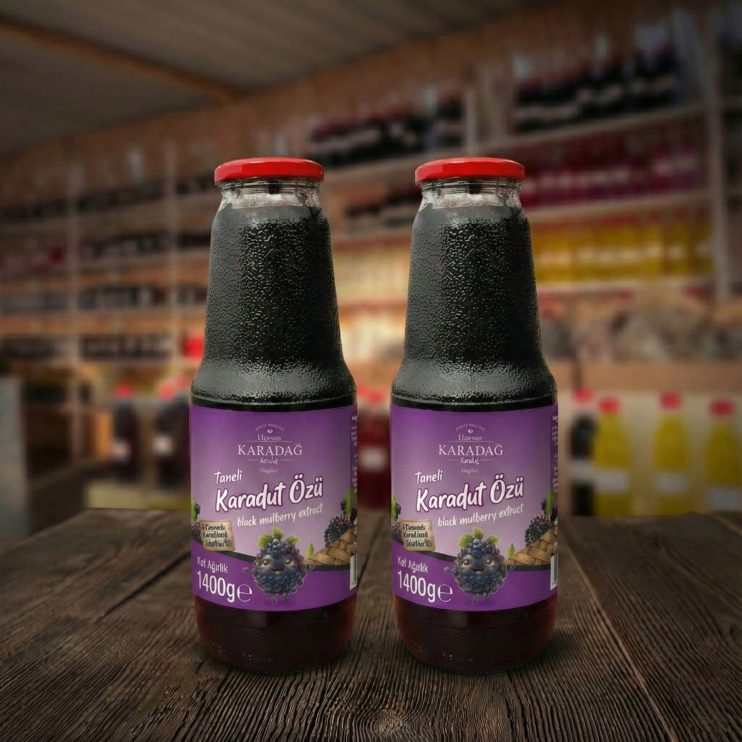 2 Adet Taneli Karadut Özü 1400 G
