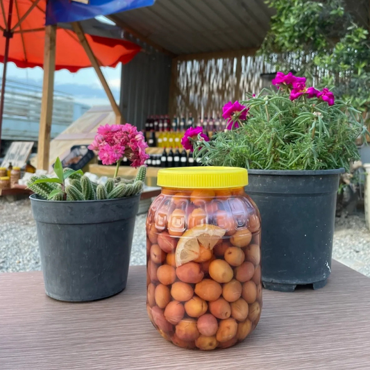 Limonlu Çizik Kızıl Zeytin Net 1kg Brüt 1.4kg