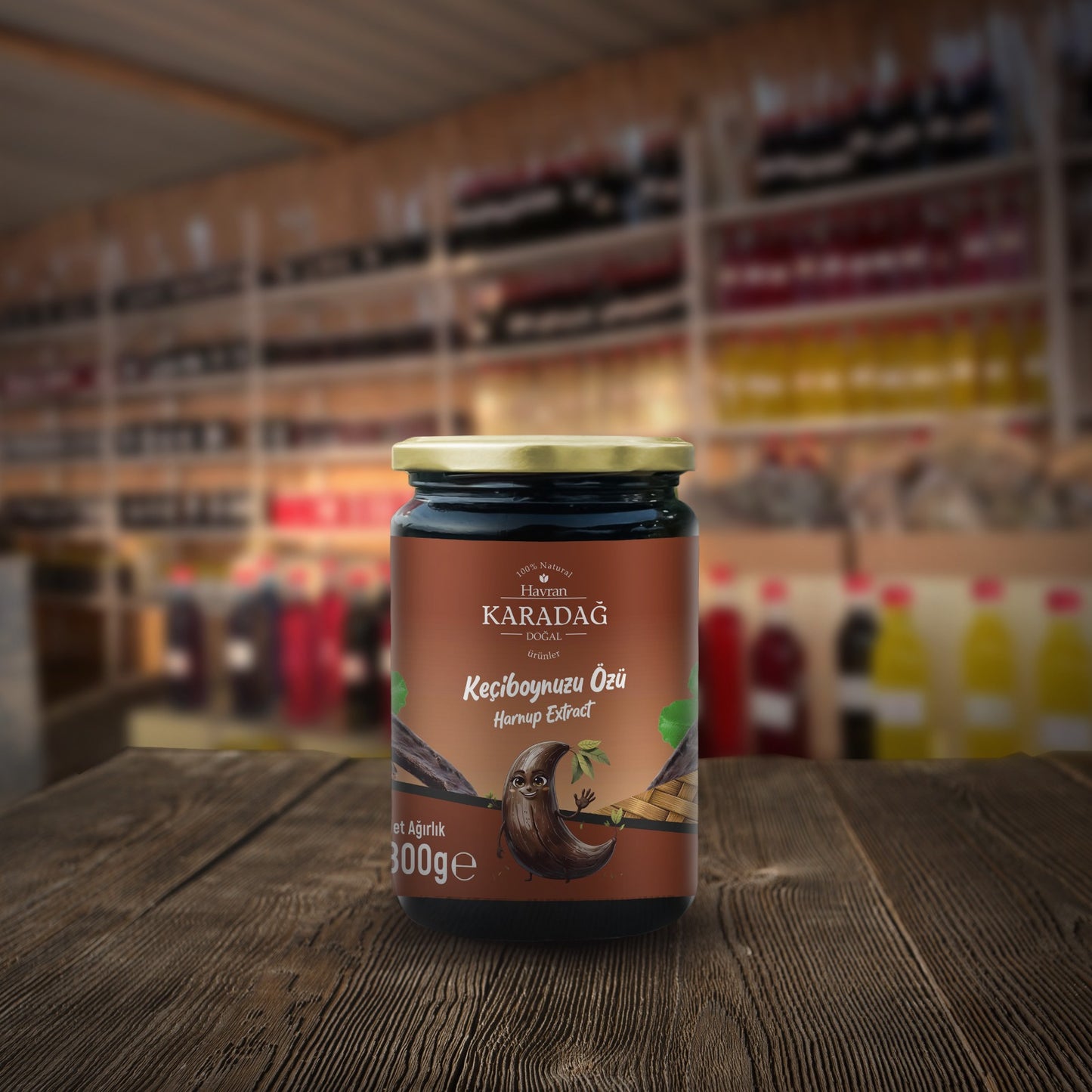Soğuk Sıkım Doğal Keçiboynuzu Özü 850g