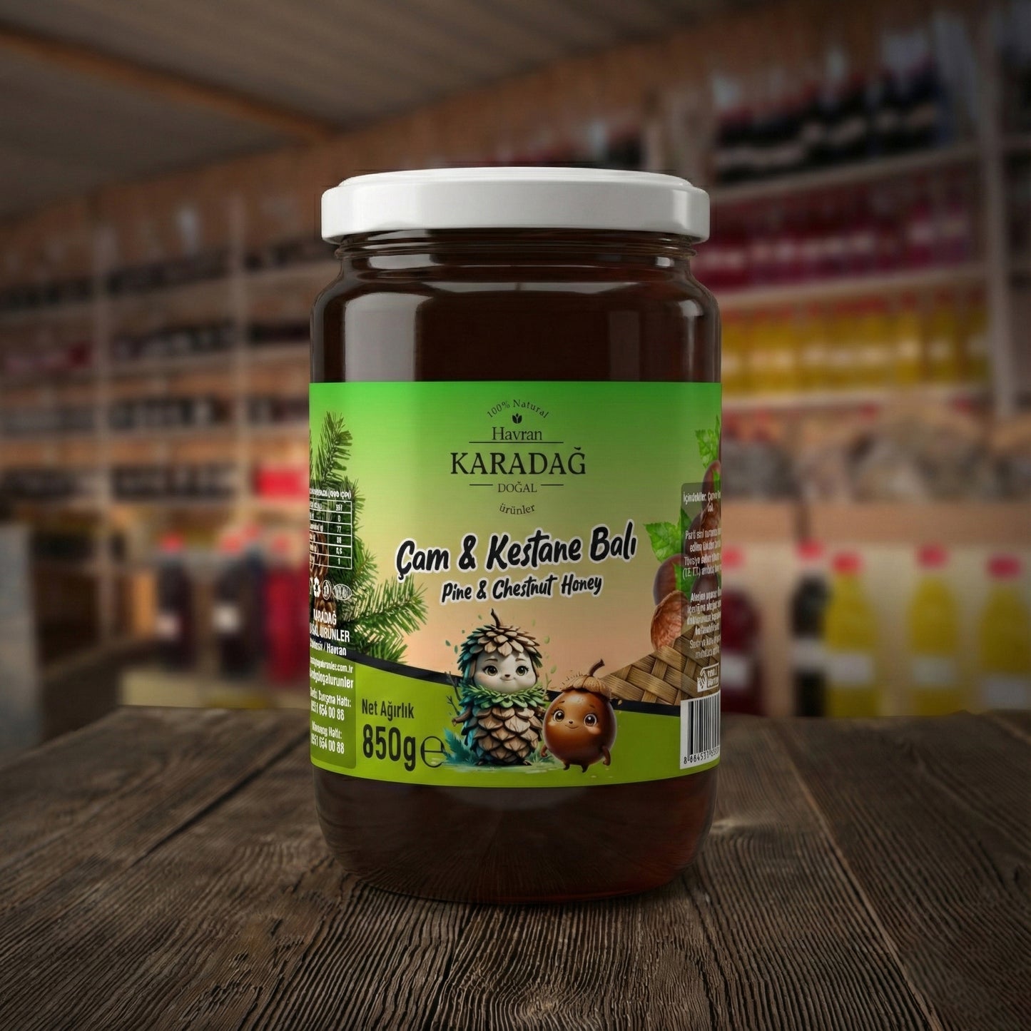 Doğal Çam & Kestane Balı 850 gr