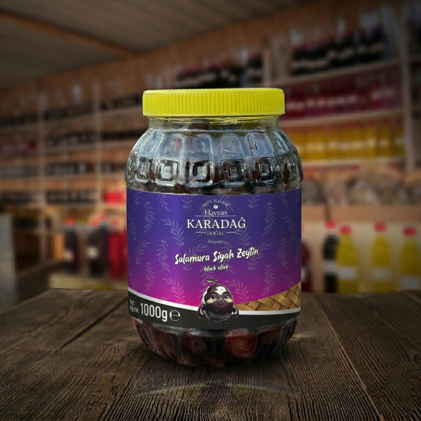 Edremit Salamura Siyah Zeytin 1 kg