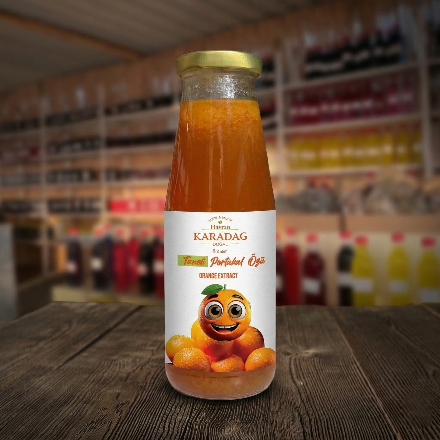 ŞEKERSİZ TANELİ PORTAKAL ÖZÜ 1000G