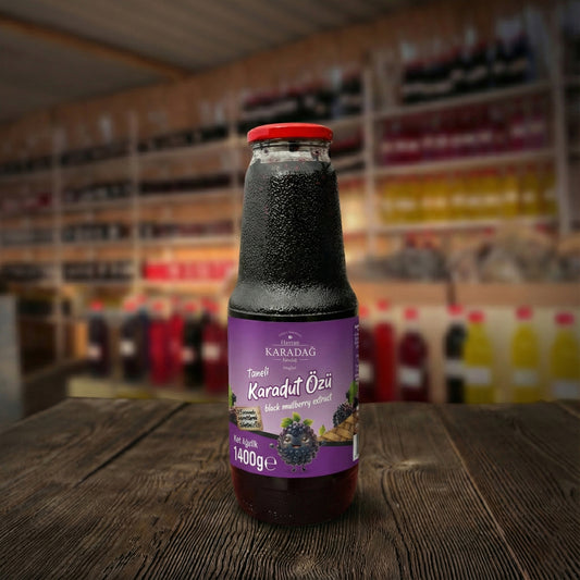 Taneli Parçacıklı Doğal Karadut Özü 1400g