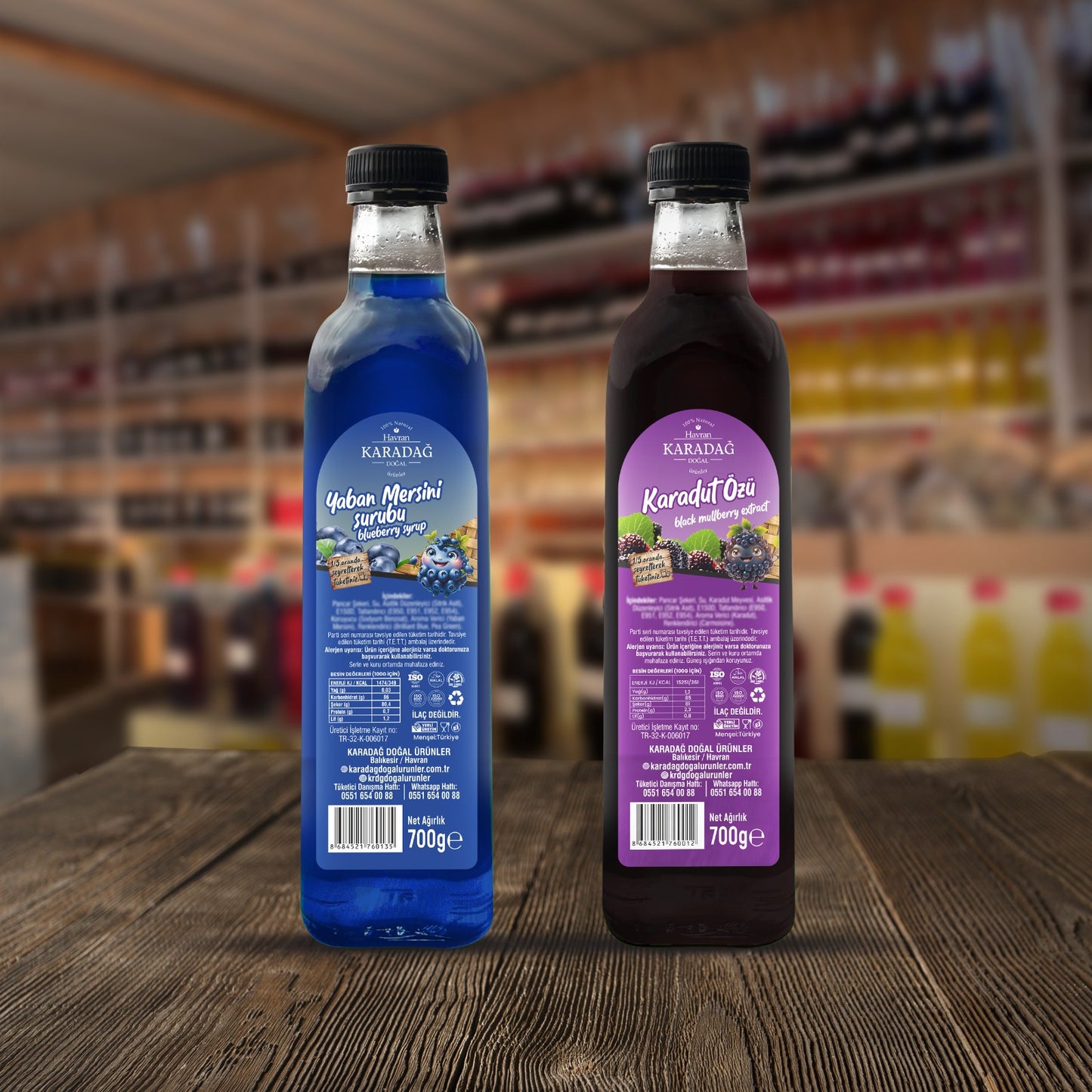 Karadut Özü - Yaban Mersini Özü 700g